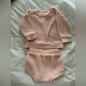 Cat & Jack Light Pink Sweater Set